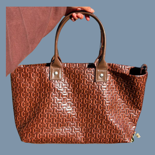 Large Brown Tote Bag